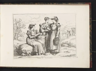 Trois femmes et un enfant de Castel Madama