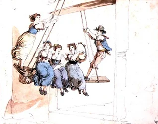 Sur la balançoire