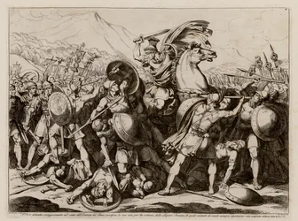 Publius Decius Mus se sacrifiant pour Rome lors d