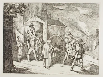 La voiture avec le mort à San Lorenzo