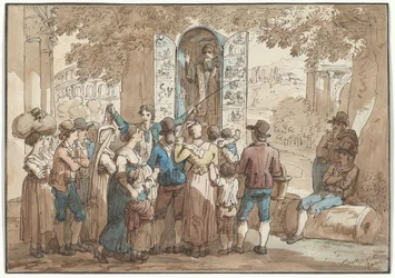 « Le Charlatan », illustration tirée de *Costumes et coutumes romaines*