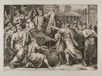 Le peuple romain jure de venger le meurtre de César
