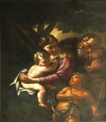 Sainte famille et saint Jean.