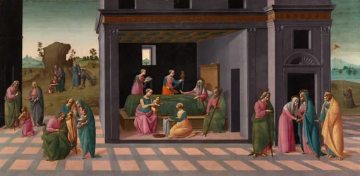 Scènes de la vie de Saint Jean-Baptiste, 1490-95