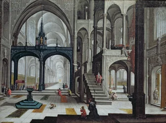 Procession dans une cathédrale