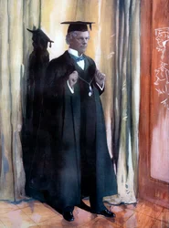 Edward Terry dans My Pretty Maid, vers 1902