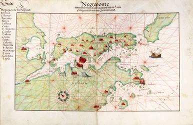 Carte marine de Negroponte