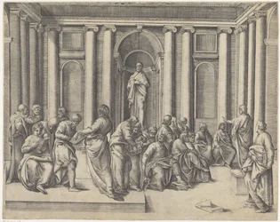 Le Christ parmi les docteurs de la Loi dans le temple