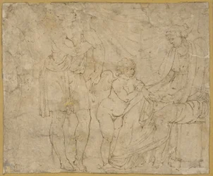 Mars(?), Vénus et Cupidon