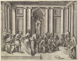 Le Christ parmi les docteurs, ca. 1540-45