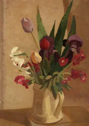 Tulipes, giroflées et narcisses