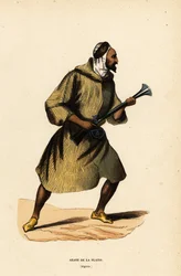 Arabe des plaines ou chef arabe du désert, Algérie