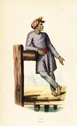 Homme malais de Singapour