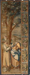 Moïse et Jethro Tapisserie par Dionys Martensz d
