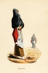 Femme amérindienne de Lima, Pérou