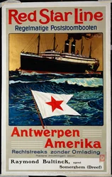 Red Star Line, Anvers Amérique, c.1899