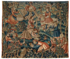 Tapisserie, Mois de septembre, possiblement de Flandre