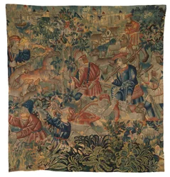 Tapisserie représentant des scènes de chasse, peut-être de Tournai, c.1500