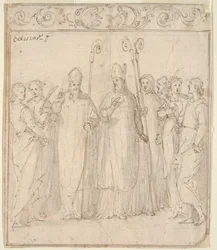 Augustin, Ambroise et autres saints
