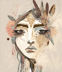 Femme bohème et mystique