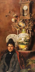 Vase avec fleurs