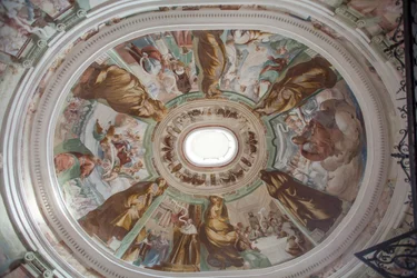 Voûte avec scènes bibliques