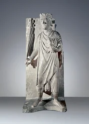 Avril, statue du Cycle des Mois, Baptistère de Parme