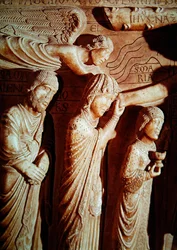 (détail) de la Vierge de la Déposition