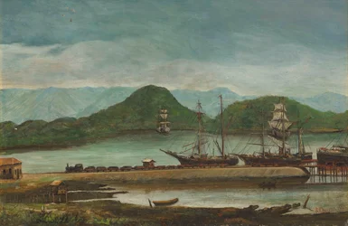 Benedito Calixto - Port de Santos, SP, 1888