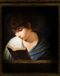 Jeune homme lisant Homère