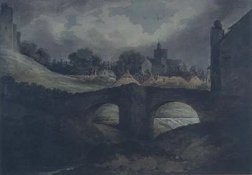 Ville et pont de Brecon
