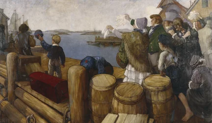 Départ de la Restauration de Stavanger le 4 juillet 1825