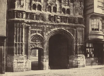 Porte de Christchurch, Canterbury, 1854, imprimé en 1857