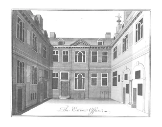 Le Bureau des accises, vers 1756
