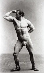 Le bodybuilder allemand Eugen Sandow