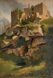Falaises à Marazion, Cornouailles, 1858