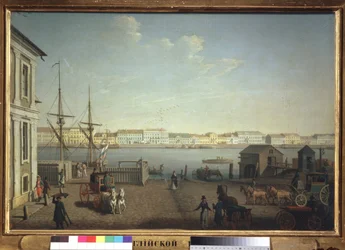 Le quai des anglais a Saint Petersbourg