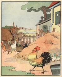 Illustration pour Chantecler de Benjamin Rabier