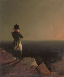 Napoléon Bonaparte méditant à Sainte-Hélène, 1841