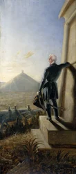 Le duc de Wellington méditant sur le champ de bataille de Waterloo, vers 1844