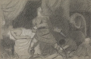 Le meurtre de Duncan - Macbeth avec les poignards