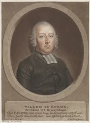 Portrait du pasteur Willem de Koning