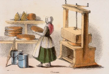 Fromage, vers 1845