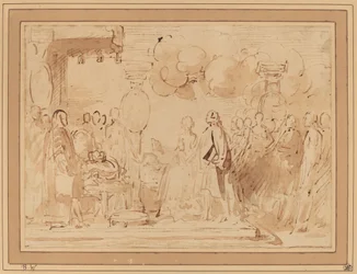George III reprenant le pouvoir royal en 1789