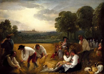 Récolte à Windsor par Benjamin West, PRA