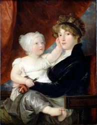 Madame Benjamin West II avec son fils Benjamin West III