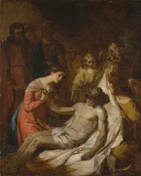Étude de la lamentation sur le Christ mort