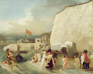 Le Lieu de Baignade à Ramsgate, vers 1788