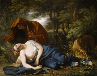 La mort de Procris, 1770, retouché 1803