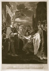 Guillaume Ier recevant la couronne d